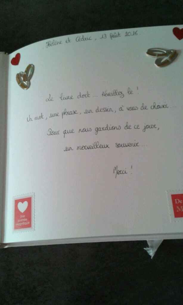 Mon livre d or customise, vos avis . - 4