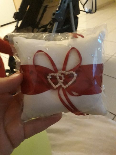 Coussin / porte alliances - 1