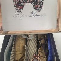 box à témoins pour le cousin de Monsieur et son Meilleur Ami, toujours façon "swap", ils ont adorés!