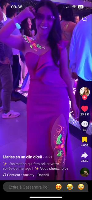 Animation maquillage fluorescent 3