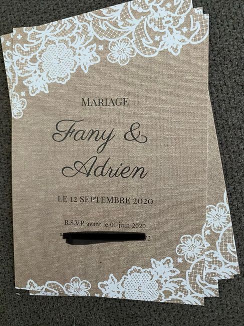 Faire parts vin d’honneur 😜 1