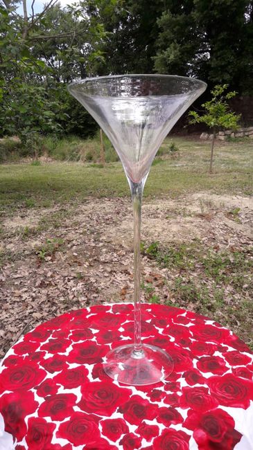 Location vase martini 70cm - 1