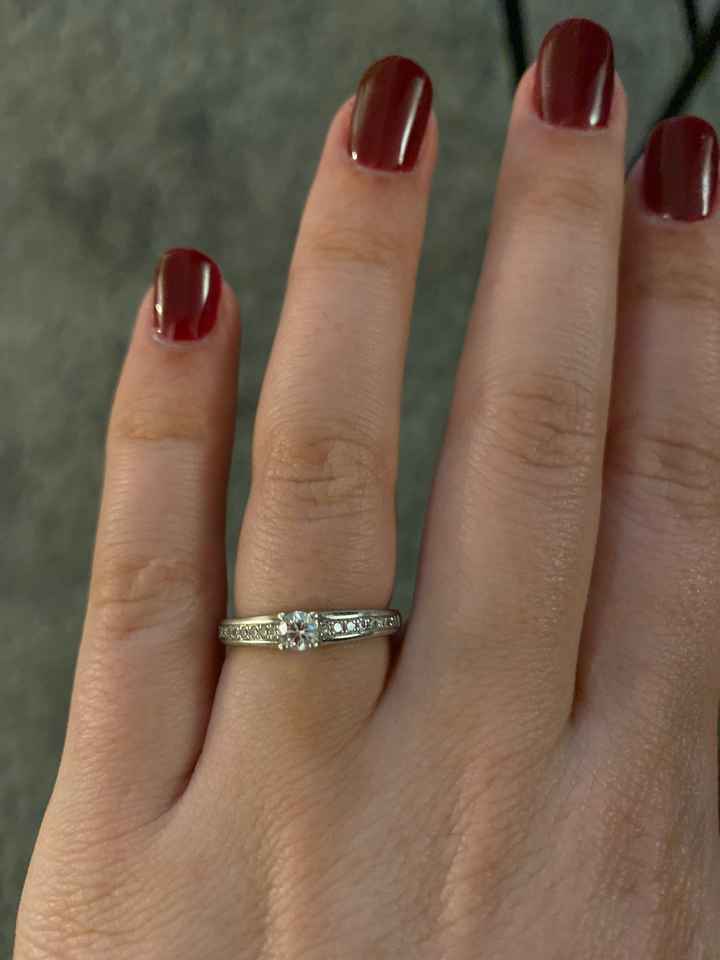 Bague de fiançailles photo - 1