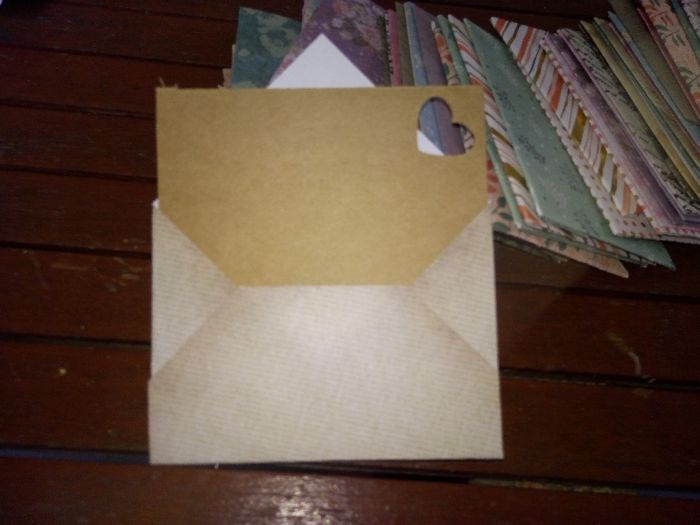 Enveloppe origami thème bohème - 2