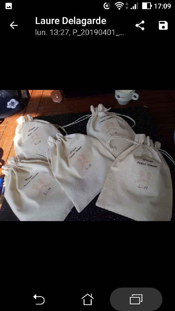 Sac cadeaux témoins et dh - 1