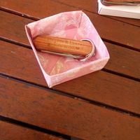 Cadeaux témoins homme et boîtes origamis - 4