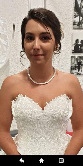 Essai maquillage et retouches robe - 2