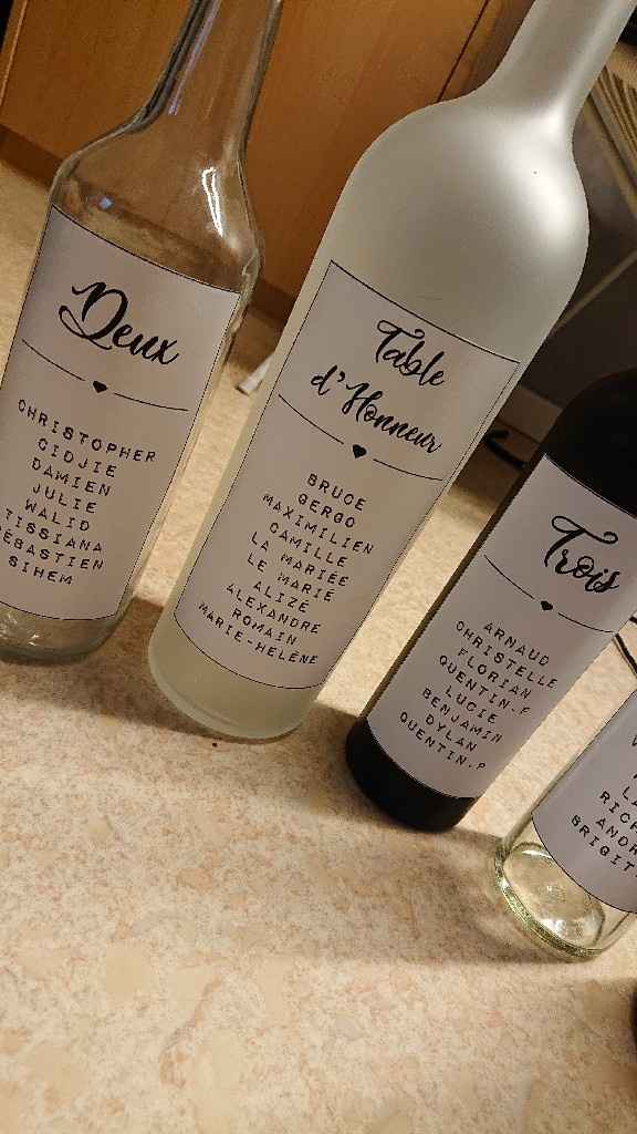 Diy numéro de table - 1