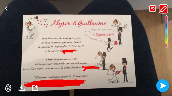 Faire - part reçu 😀 - 2