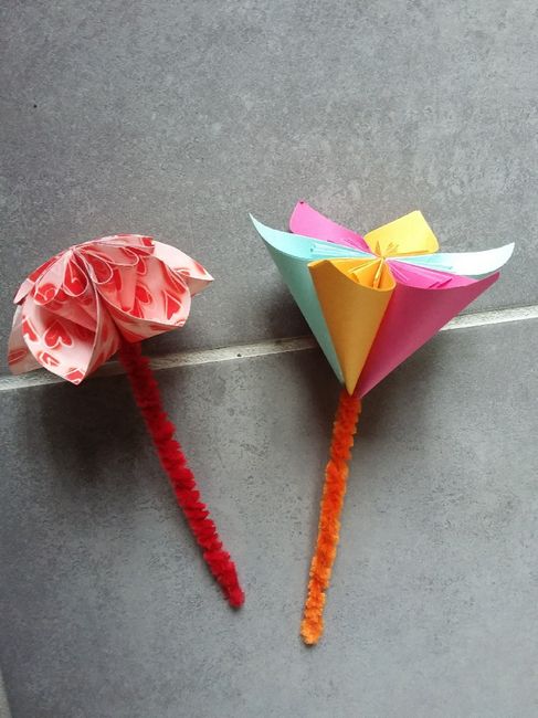  Bouquet de demoiselle d'honneur artificielle - 1