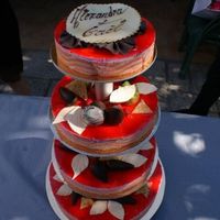 Notre gâteau de fiançailles