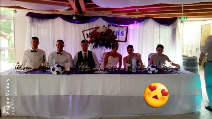 La table d'honneur chic et glamour 