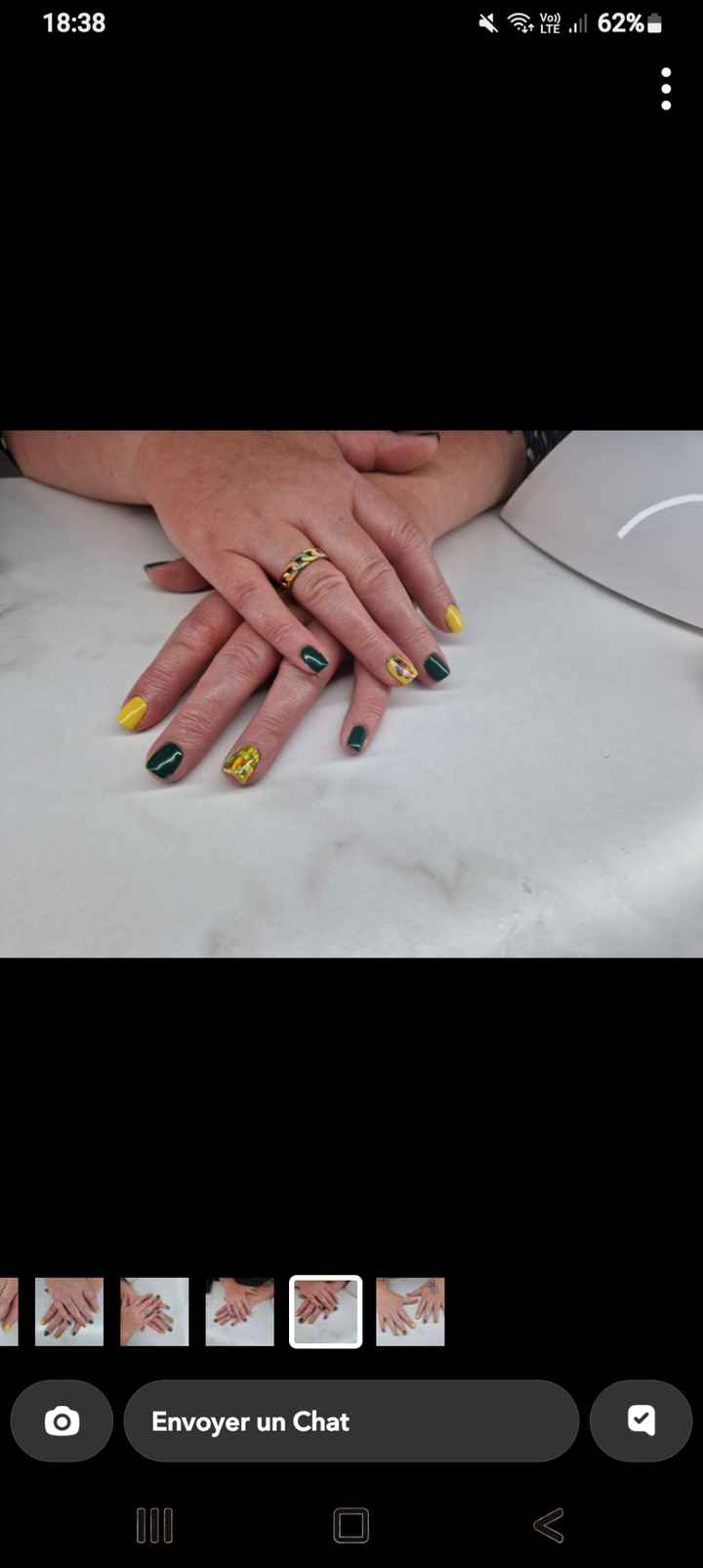 Ongles jour j - 1