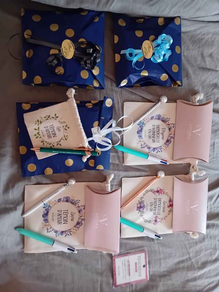 Cadeau témoins et demoiselle d'honneur - 1