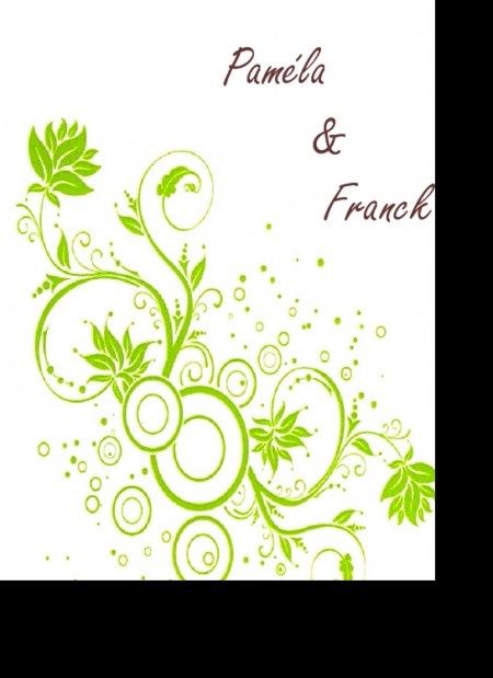 voici la couverture de notre faire part