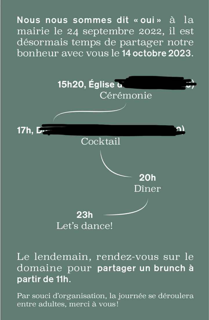 Programme faire-part - 1