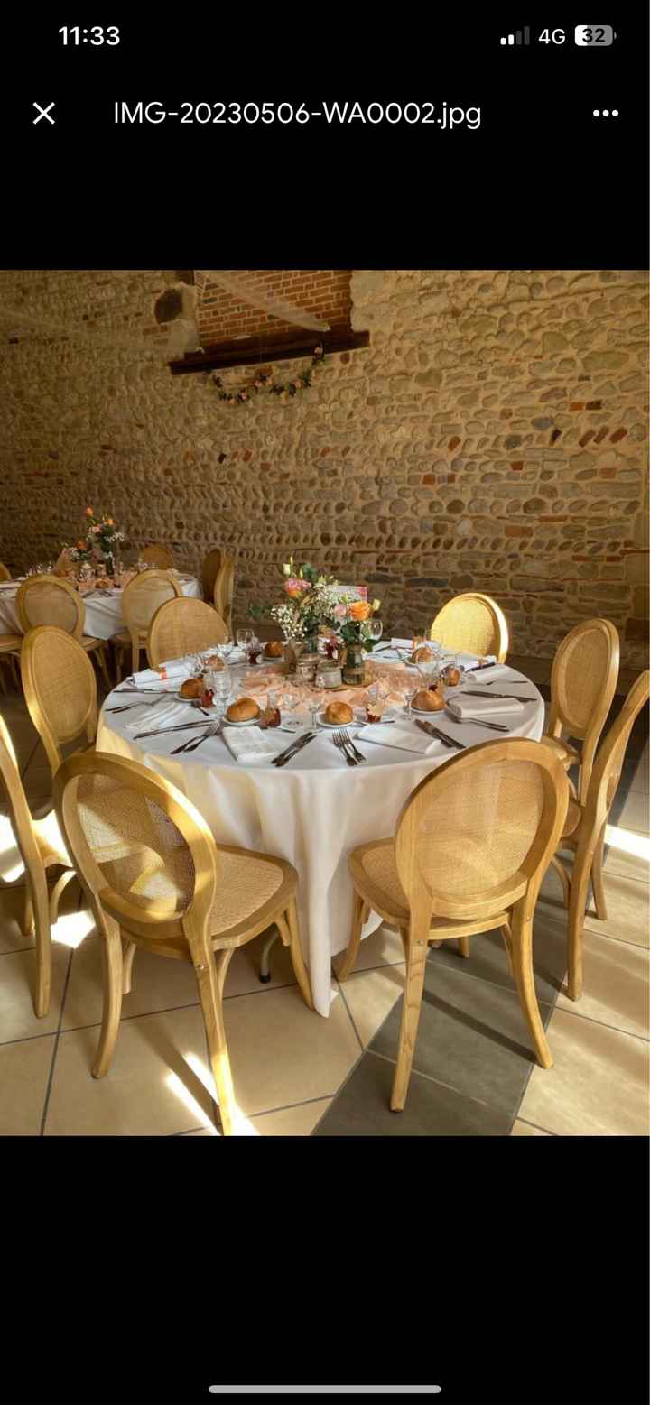 Nouvelles chaises au domaine - 1