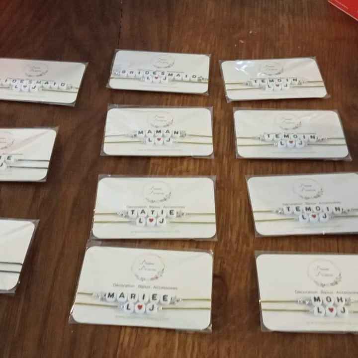 Bracelets pour la Team Wedding ! - 1
