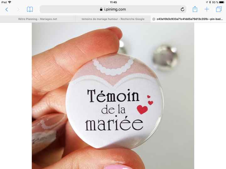 Check les témoins!!