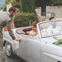 mon arrivée en décapotable vintage