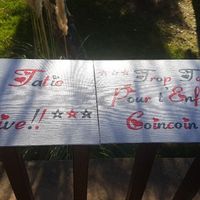 Pancarte pour l'arrivée de la mariée - 1