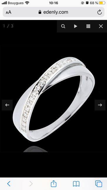 Alliance et bague de fiançailles 💍 2