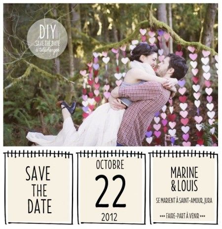 Idée save the date 