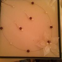 collier et boucle d'oreille 