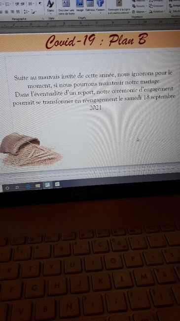 Invitations Vin d'honneur septembre 2020 - 2