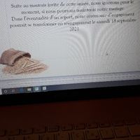 Invitations Vin d'honneur septembre 2020 - 2