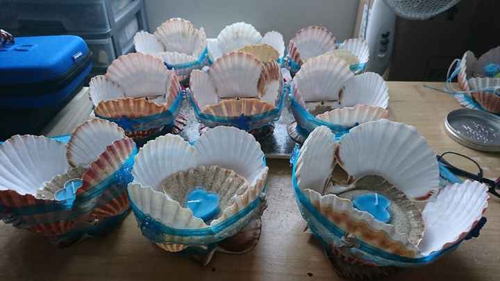 Les centres de table bougeoirs. - 1