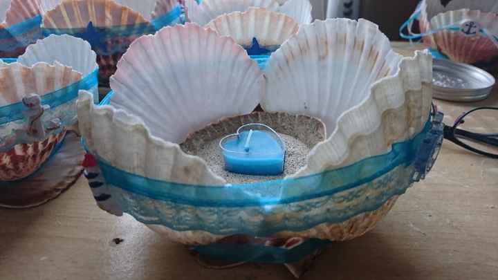 Les centres de table bougeoirs. - 2