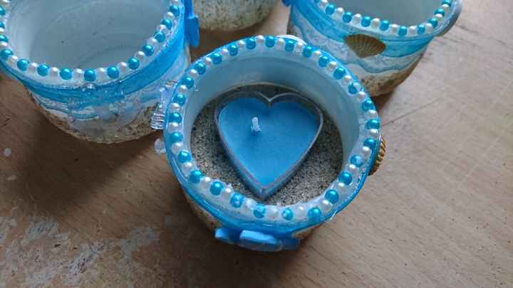 Les centres de table bougeoirs. - 4