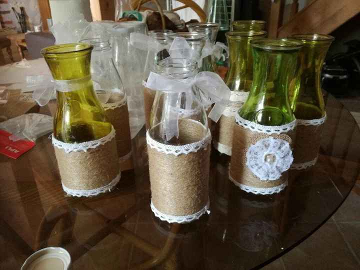 Vases centre de table en cours - 1