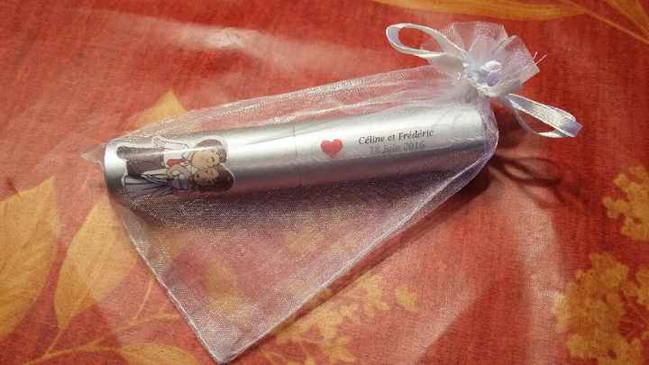 Idées "cadeaux pour les invités" - 1