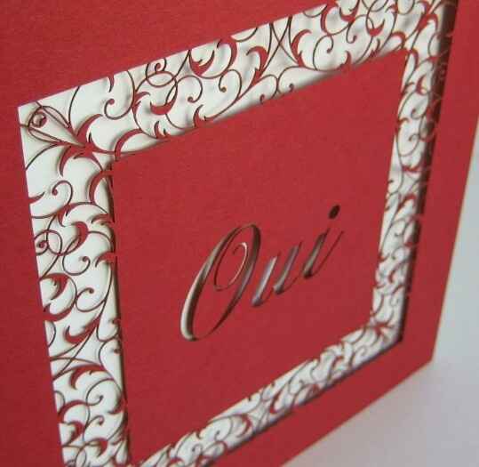 Faire part découpé au laser ? - 1