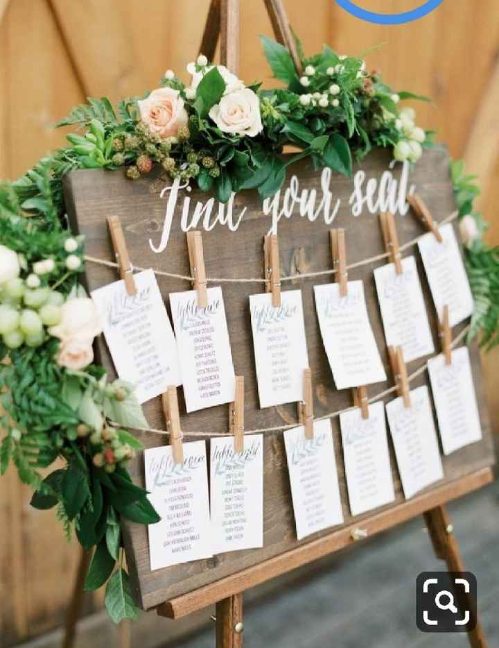 Idée plan de table - 1