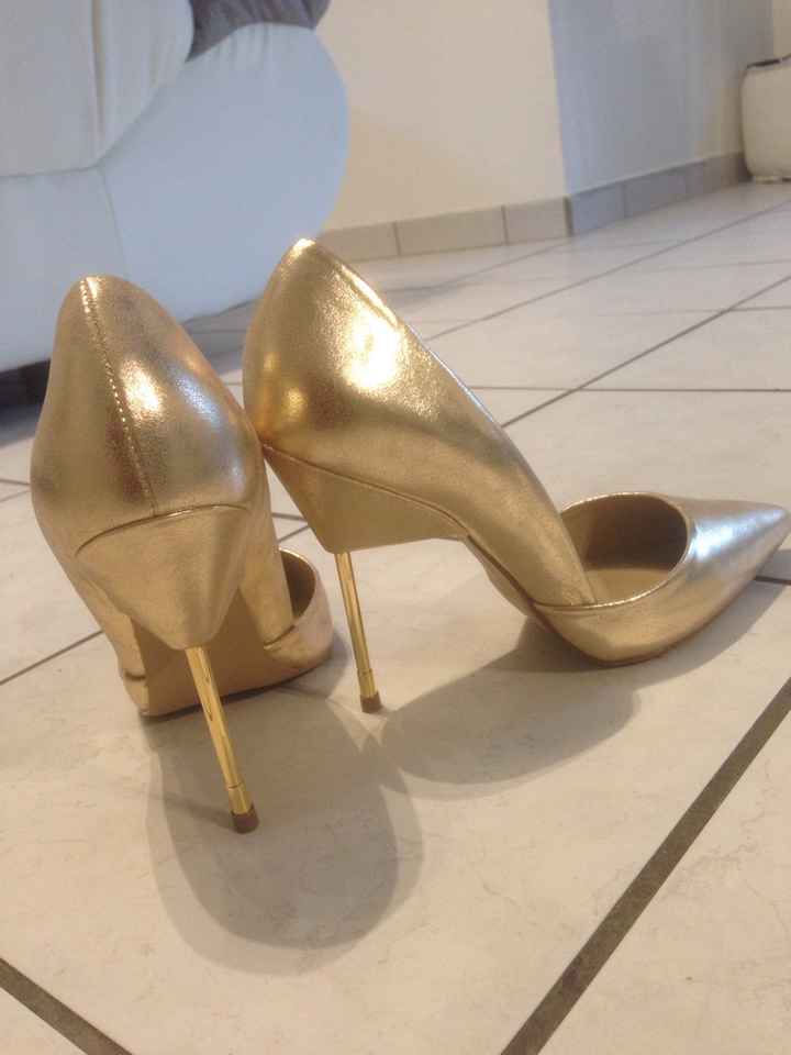 Mes chaussures gold + robes dh gold - 2