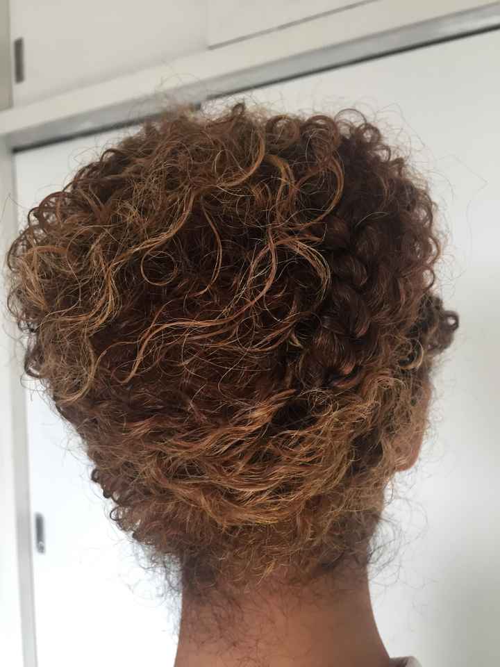 Coiffure cheveux frisés - 1