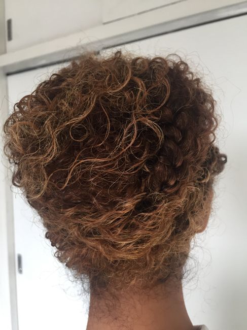 Coiffure cheveux frisés - 1