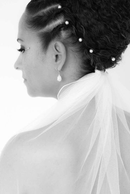 Chignon cheveux frisés longs !! - 2