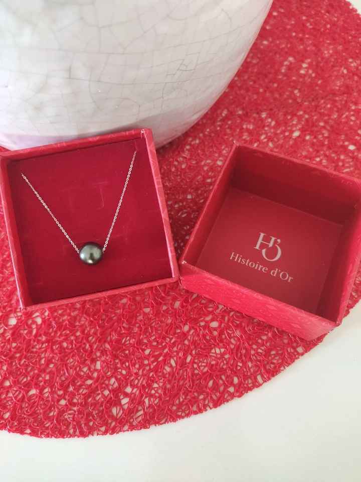 Collier perle de Tahiti - 1