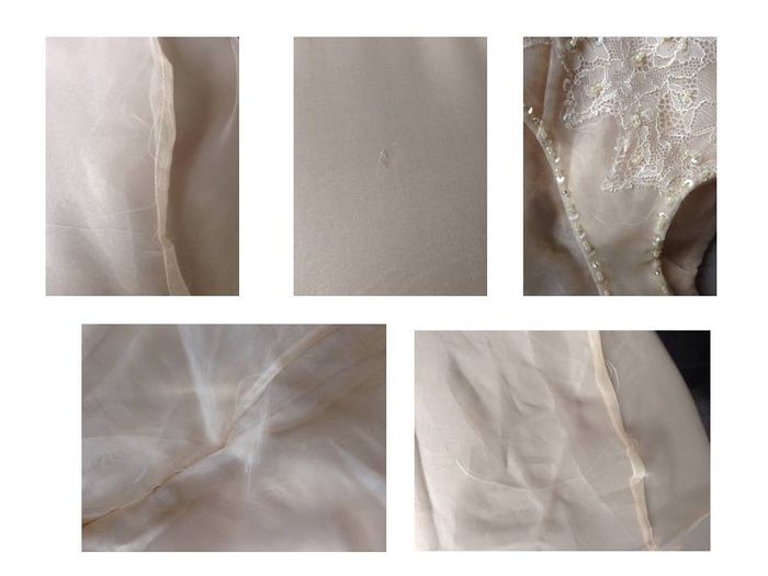 Robe mal coupée, et mal façonnée