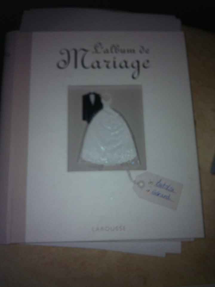 notre album de mariage