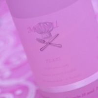Menu photophore rond rose