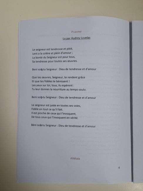 Déroulé mariage chrétien 17