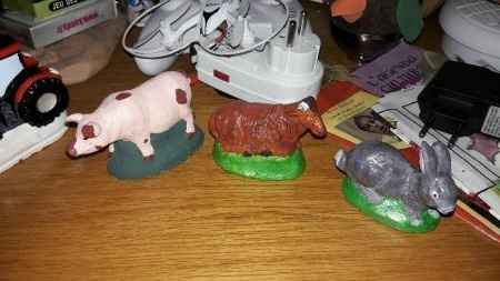 cochon vache lapin