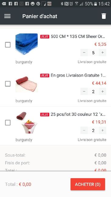 Aliexpress... et le 11 novembre !! - 2