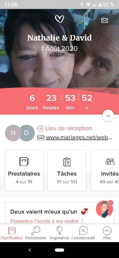Mariés du 1er août - 1