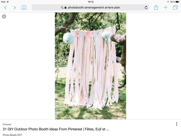 Idée 4 pour photo booth mariage